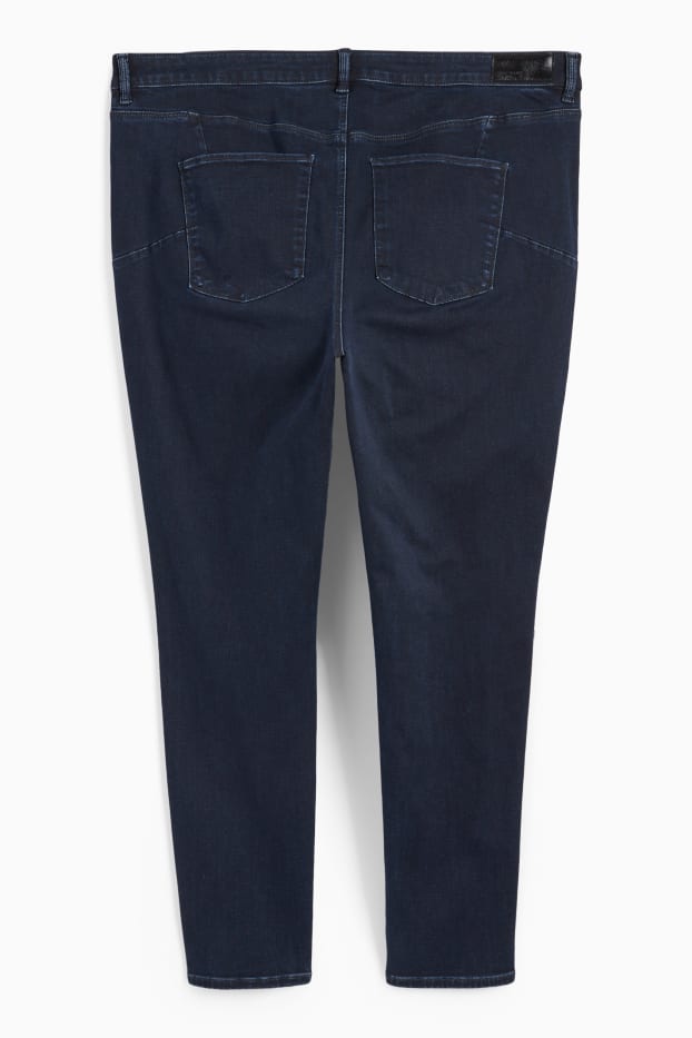 Femmes - Skinny jean - mid waist - jean galbant - LYCRA® - jean bleu foncé