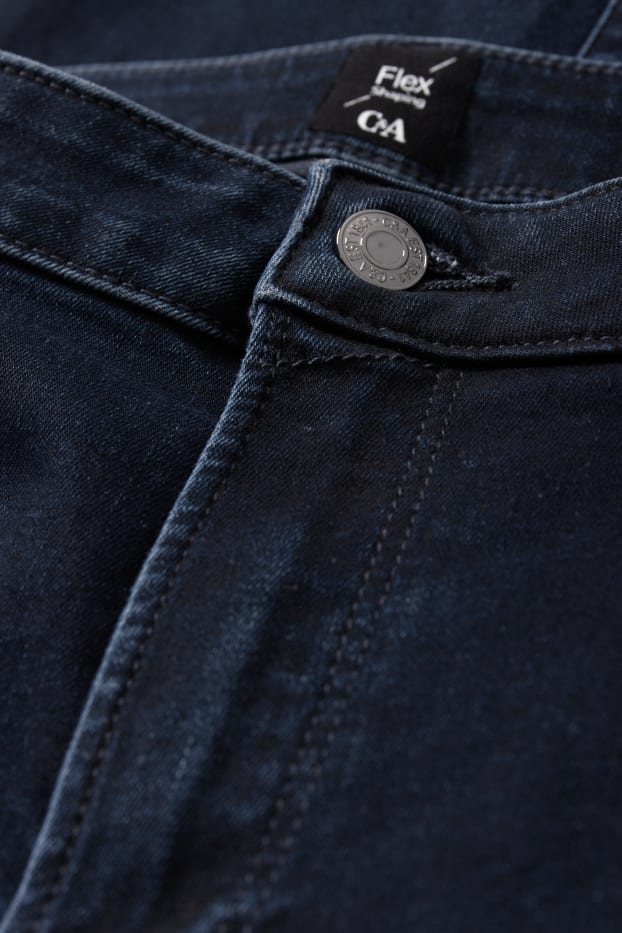 Femmes - Skinny jean - mid waist - jean galbant - LYCRA® - jean bleu foncé
