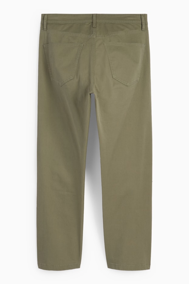 Home - Pantalons - regular fit - verd fosc