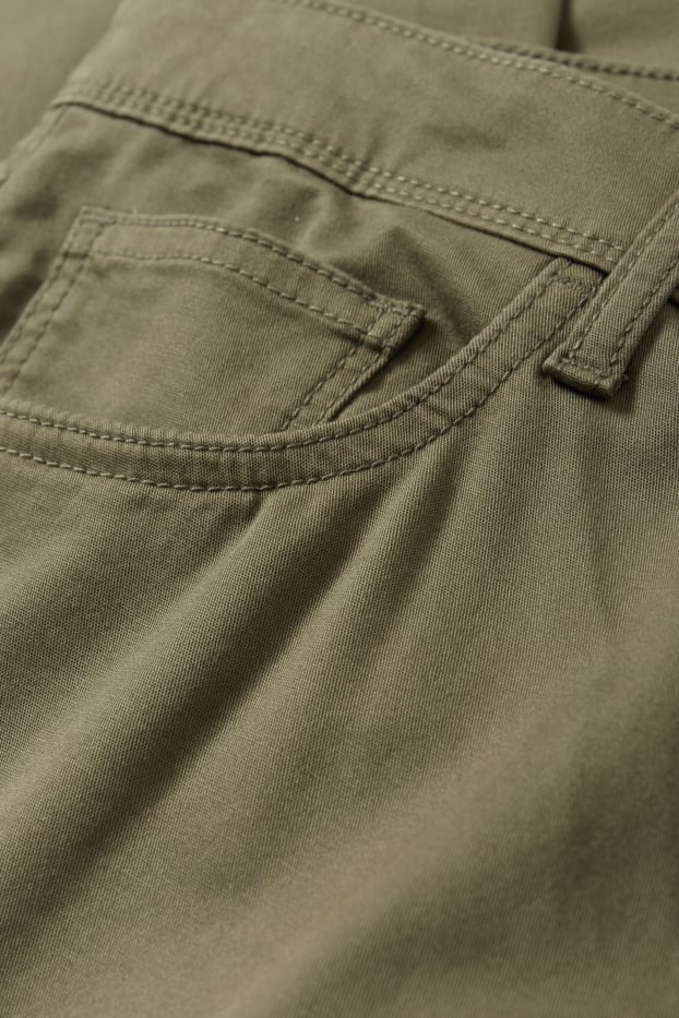 Home - Pantalons - regular fit - verd fosc