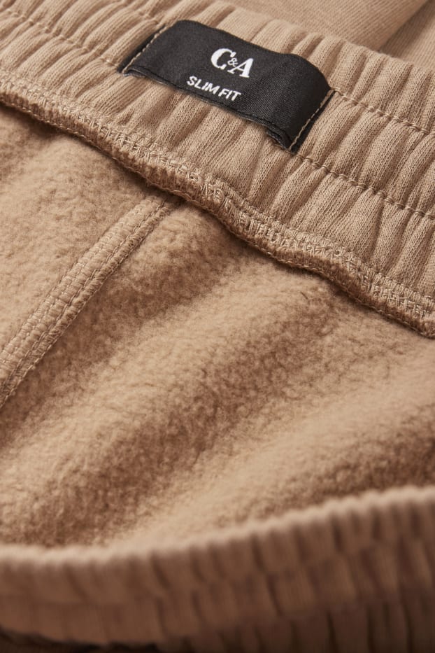 Home - Pantalons de xandall cargo - marró