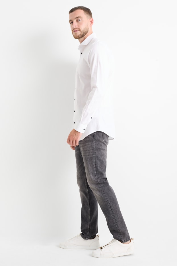 Herren - Slim Jeans - jeansgrau