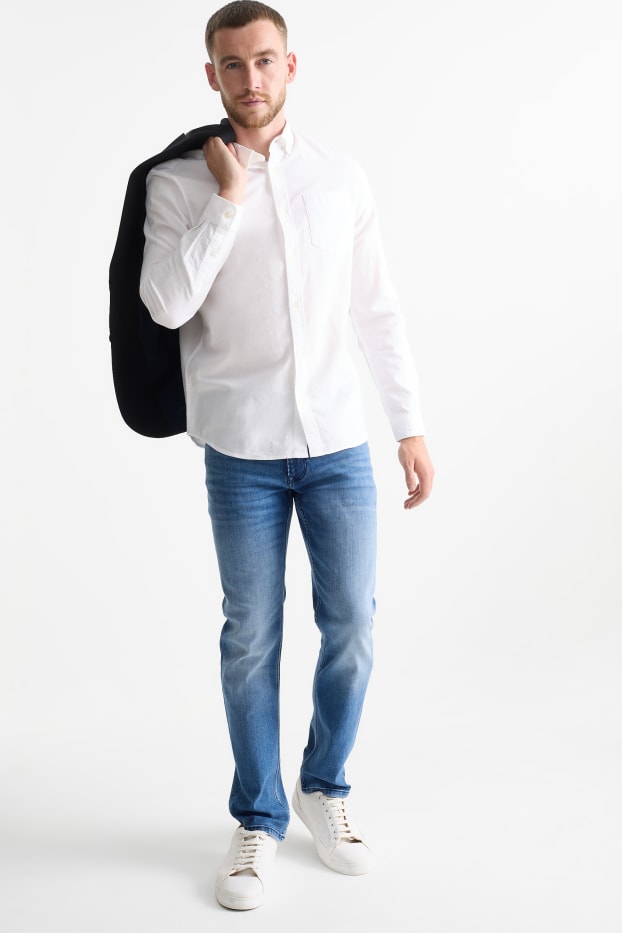 Pánské - Slim jeans - džíny - modré