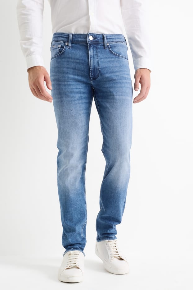 Pánské - Slim jeans - džíny - modré