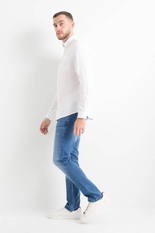 Pánské - Slim jeans - džíny - modré