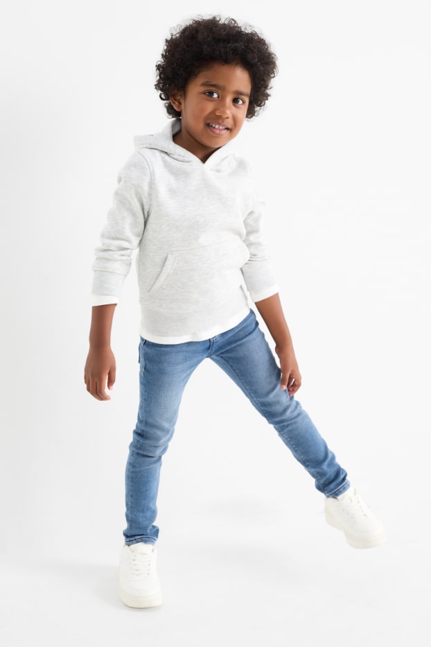 Kinderen: jongens - Skinny jeans - jeansblauw