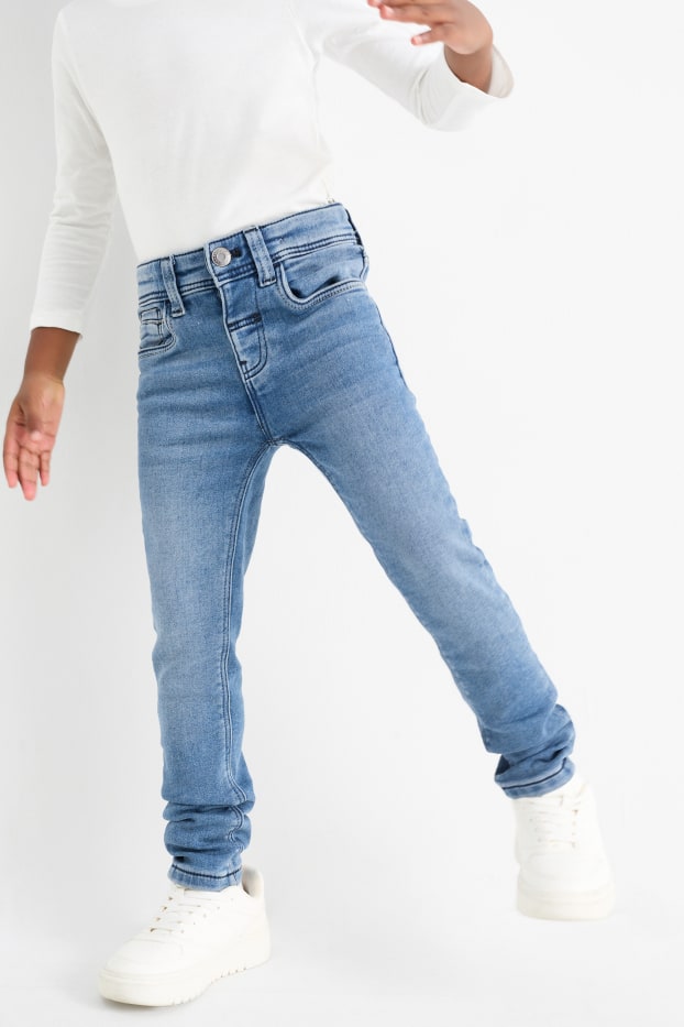 Kinderen: jongens - Skinny jeans - jeansblauw