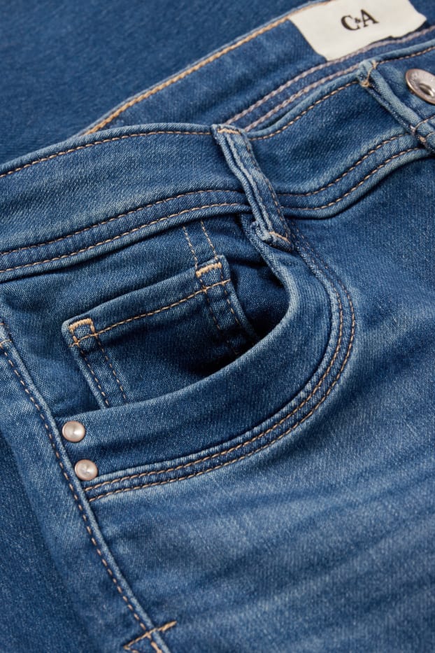 Donna - Slim jeans - vita media - jeans blu