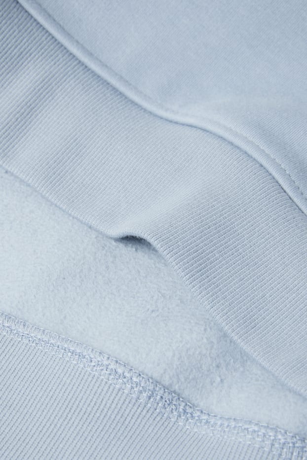 Hommes - Sweat à capuche - bleu clair