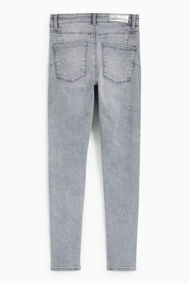 Femmes - Skinny jean - mid waist - jean galbant - LYCRA® - jean gris clair