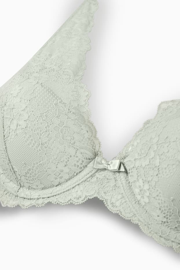 Dames - BH met beugels - demi - voorgevormd - mintgroen
