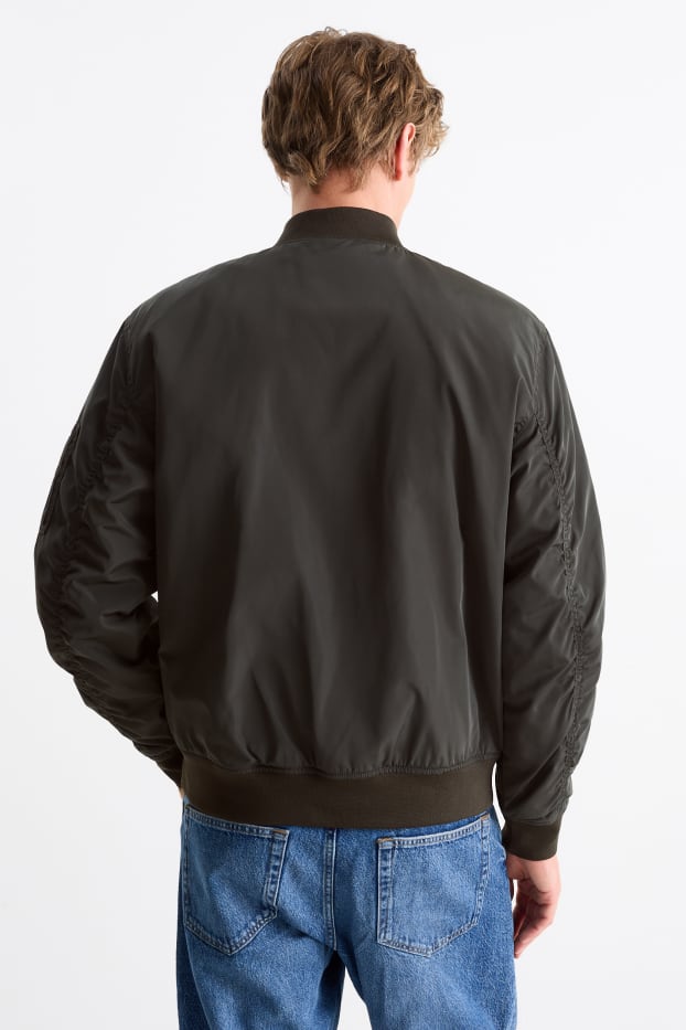 Home - Jaqueta bomber - negre