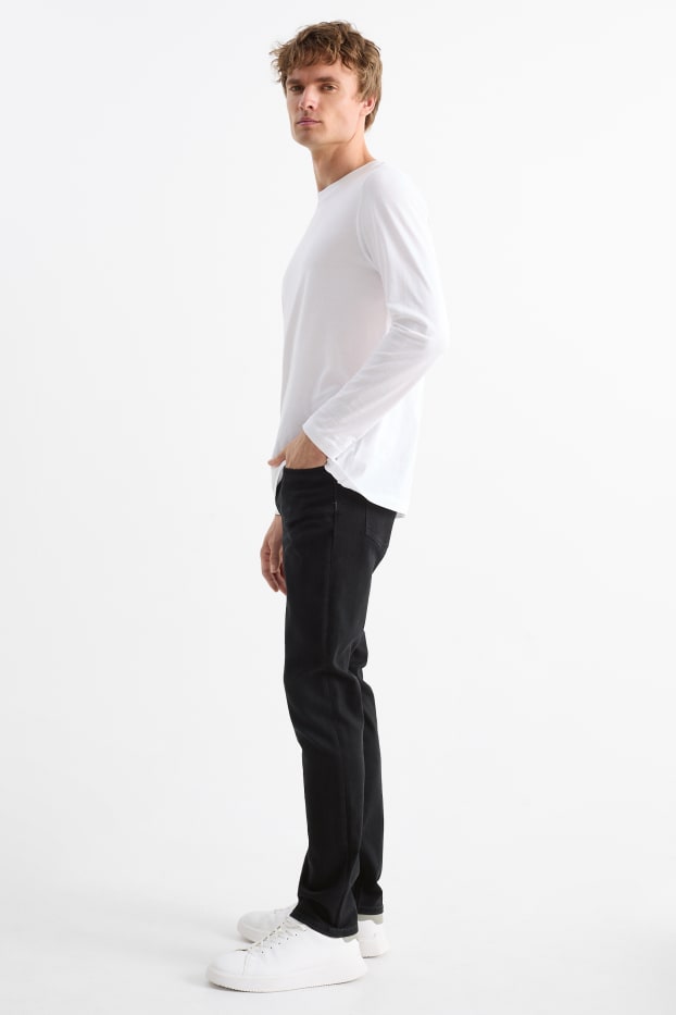 Bărbați - Slim jeans - negru