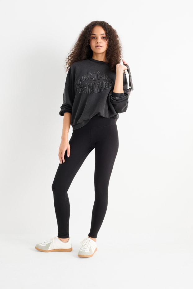 Dames - Legging - zwart