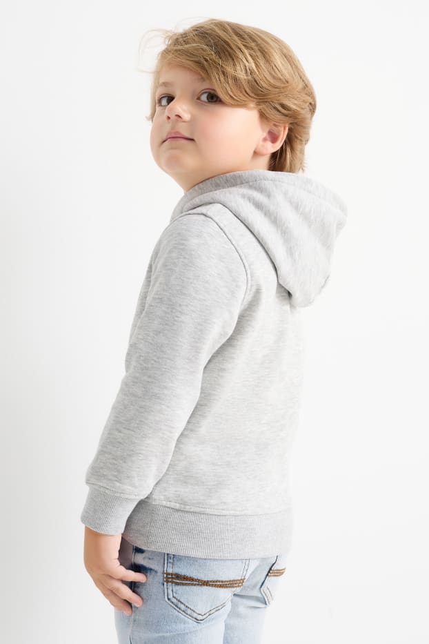 Kinder Buben - Hoodie - hellgrau