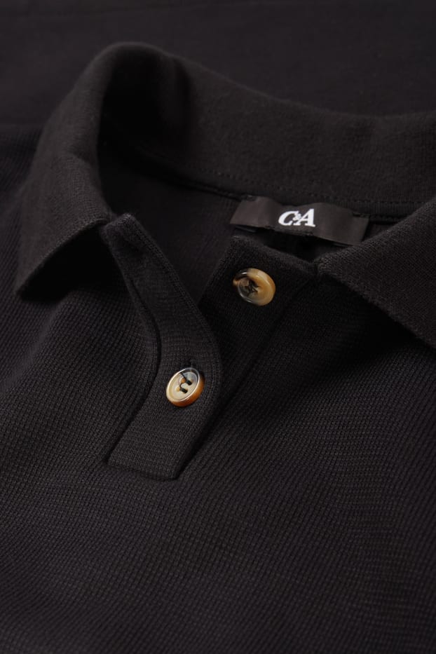 Women - Polo shirt - black