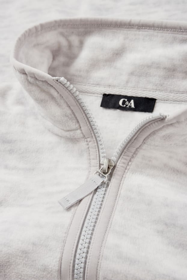 Femmes - Veste en polaire - gris clair