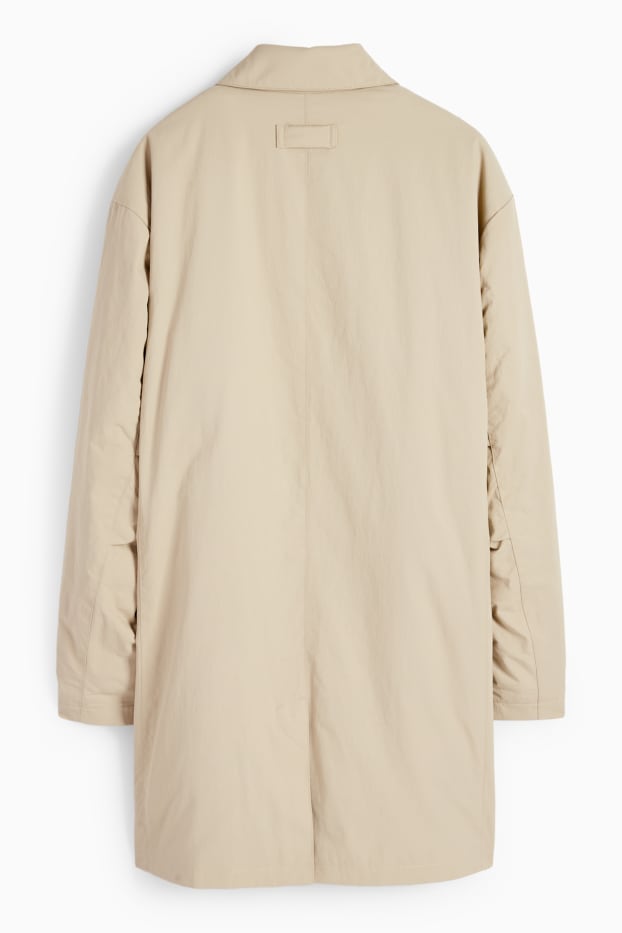 Uomo - Cappotto - idrorepellente - beige