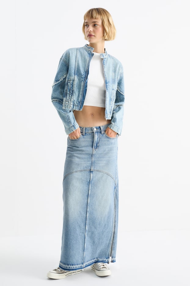 Dames - Spijkerrok - jeansblauw