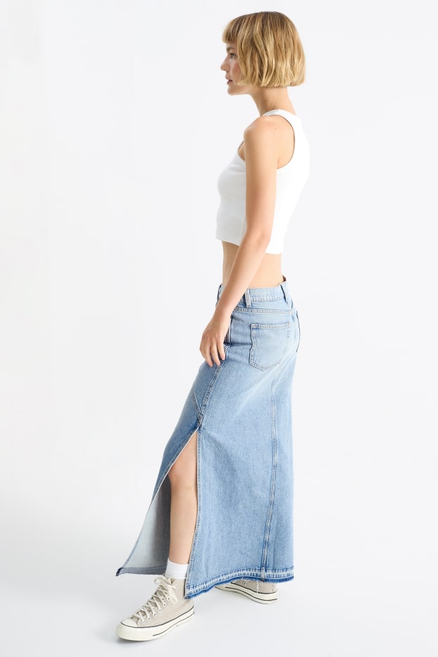 Dames - Spijkerrok - jeansblauw