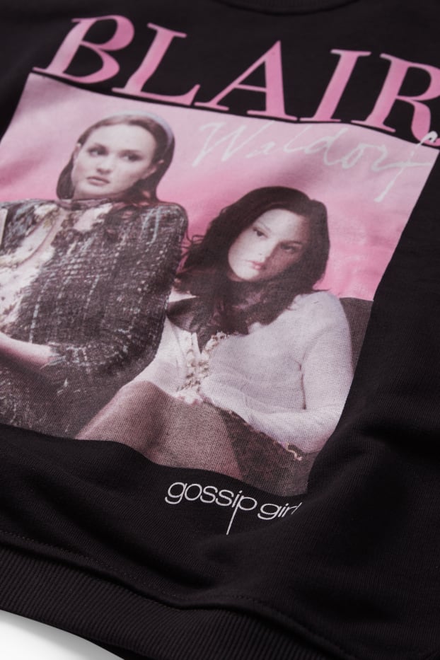Femmes - Sweat - Gossip Girl - noir