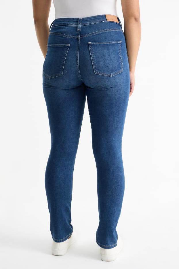 Donna - Slim jeans - vita media - jeans blu