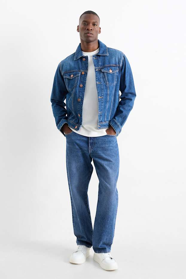 Herren - Relaxed Jeans - jeansblau