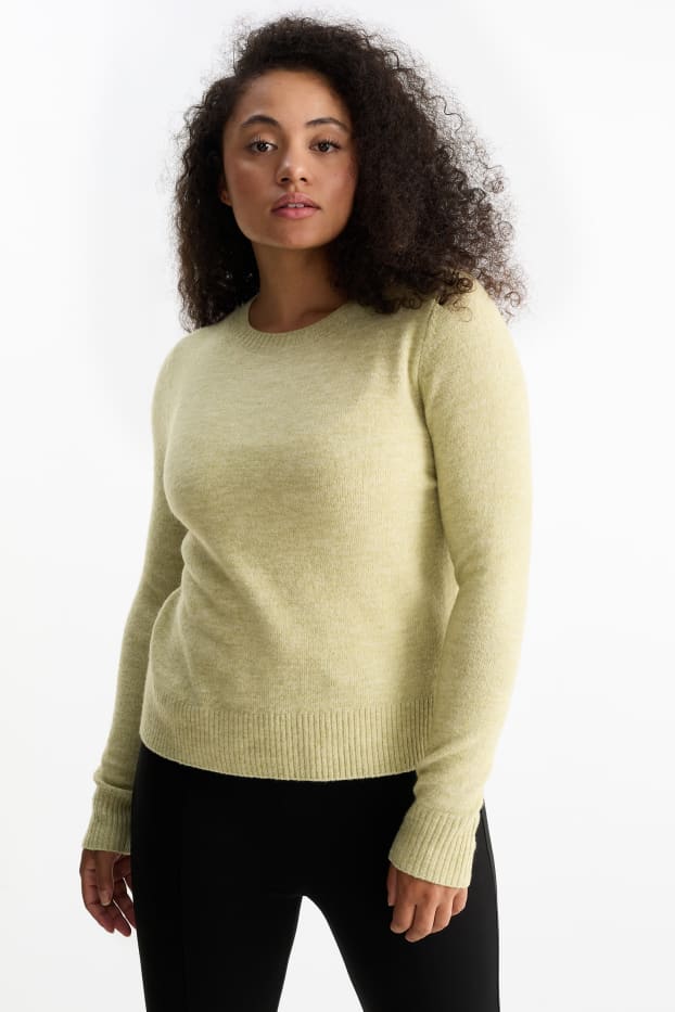 Femmes - Pullover - vert clair