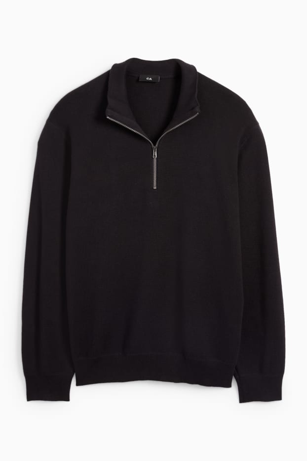 Uomo - Maglione - blu scuro