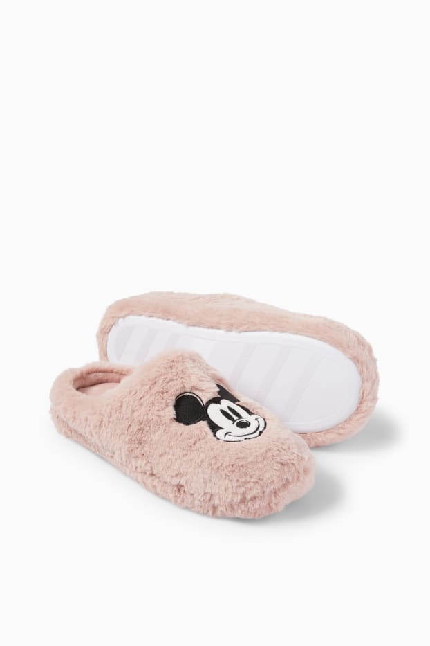 Femmes - Chaussons - Mickey Mouse - rose