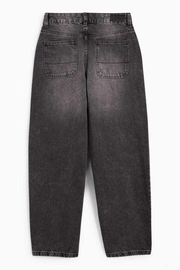 Copii - Fete - Balloon jeans - negru