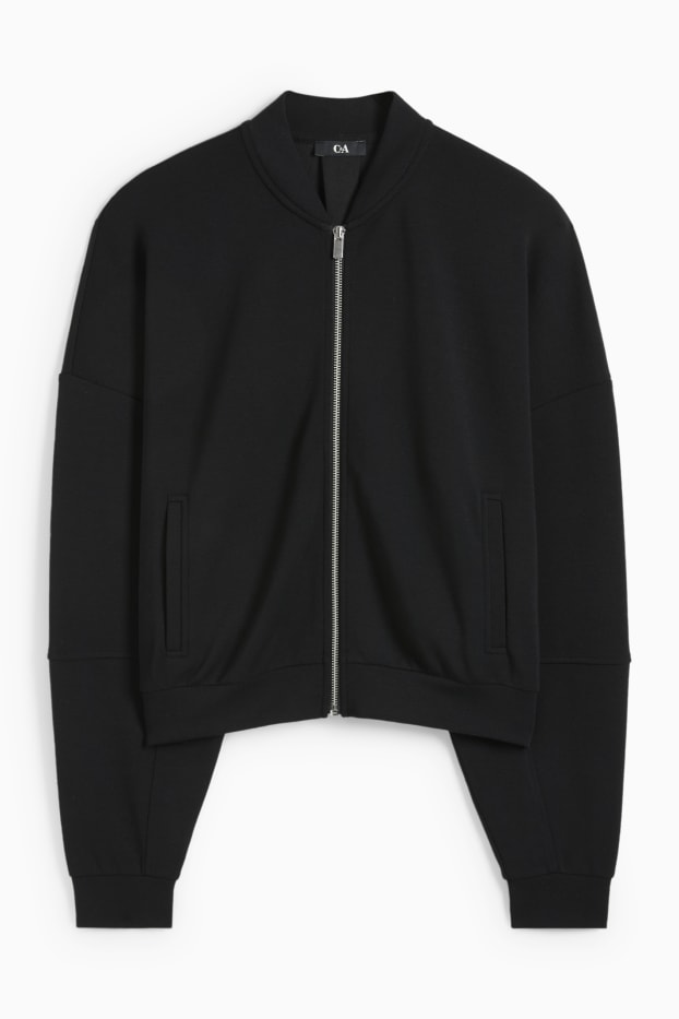 Femmes - Sweat zippé - noir