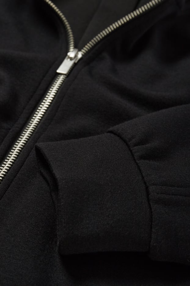 Femmes - Sweat zippé - noir