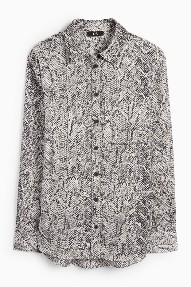 Donna - Blusa - fantasia - grigio
