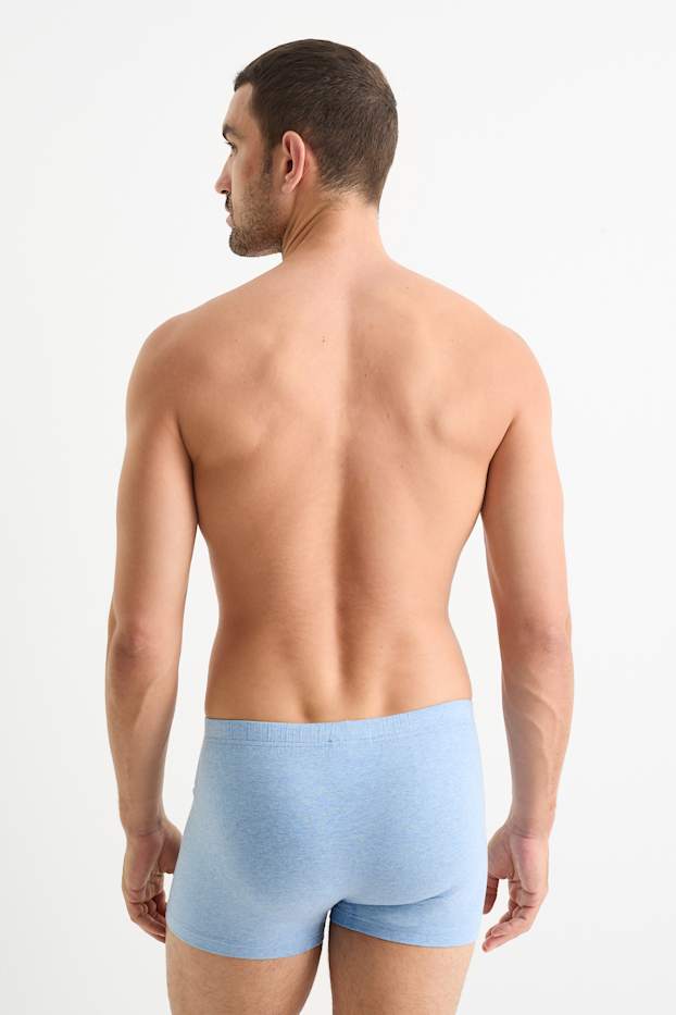 Hommes - Lot de 5 - boxers - bleu foncé