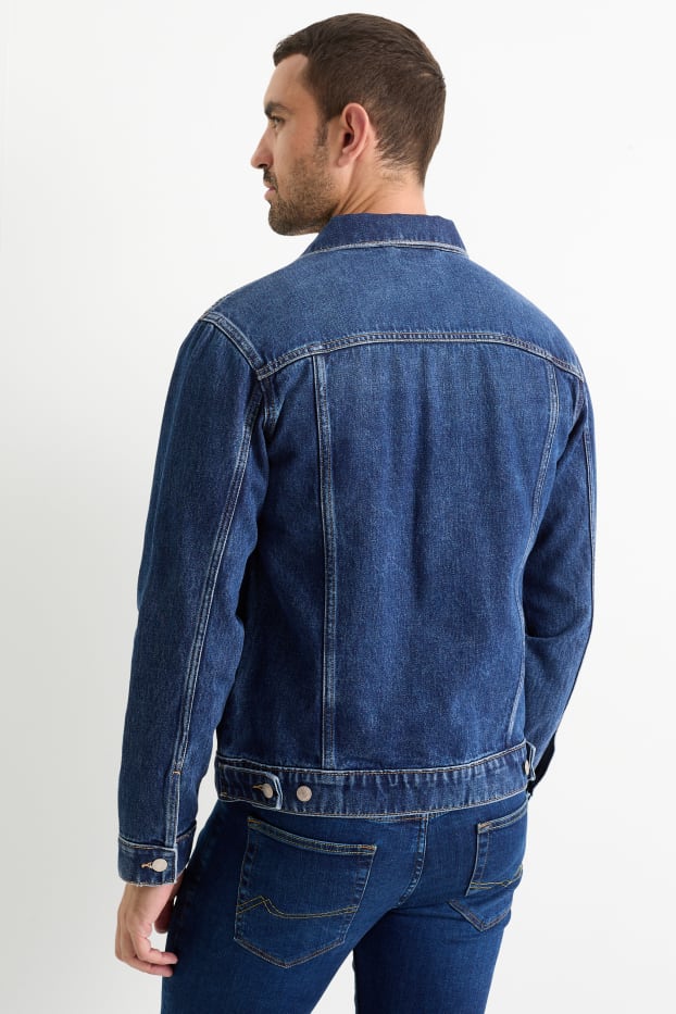 Bărbați - Jachetă din denim - denim-albastru
