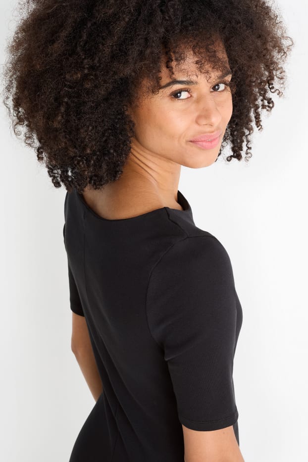 Dona - Vestit ajustat - negre