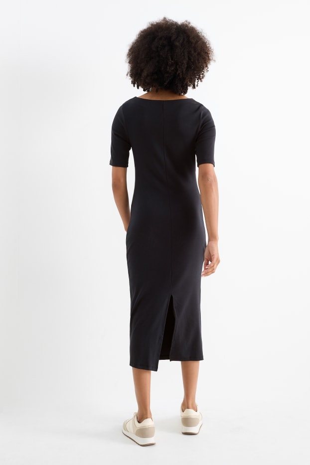 Dona - Vestit ajustat - negre