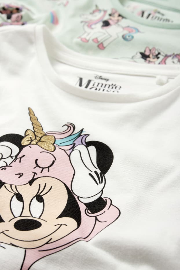 Kinder Mädchen - Multipack 2er - Minnie Maus - Pyjama - 4 teilig - rosa