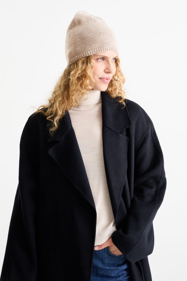 Damen - Beanie - beige