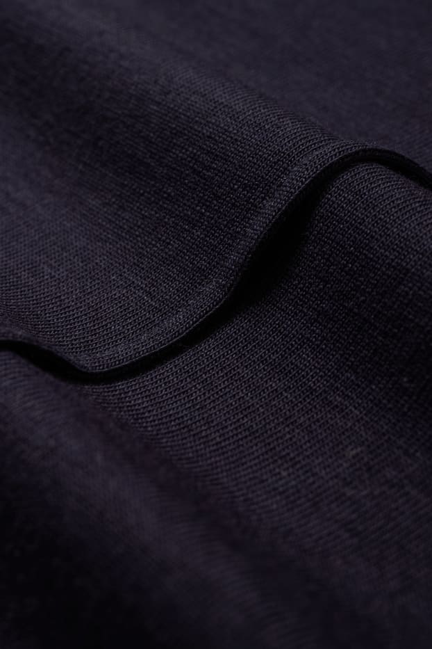 Femmes - Haut à col roulé - bleu foncé