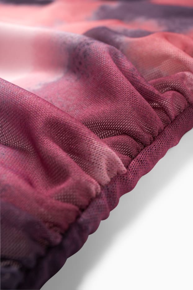 Donna - Maglia a maniche lunghe - fantasia - rosa