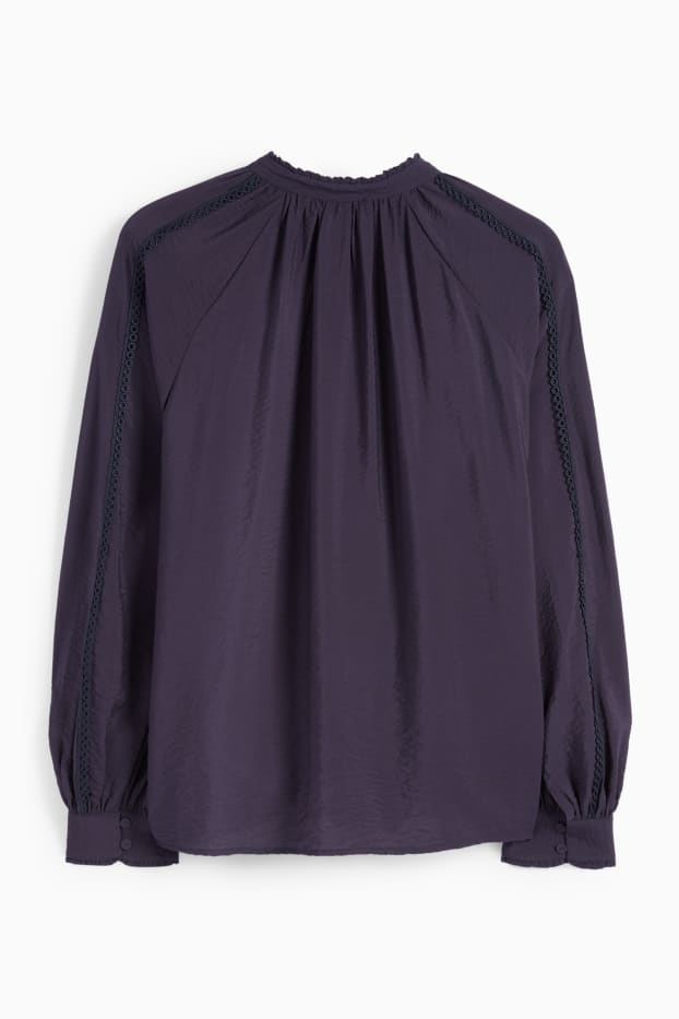 Damen - Bluse - dunkelblau
