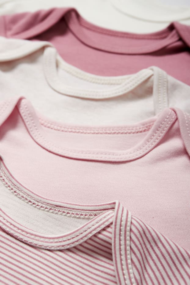 Bébés filles - Lot de 5 - bodys bébé - rose