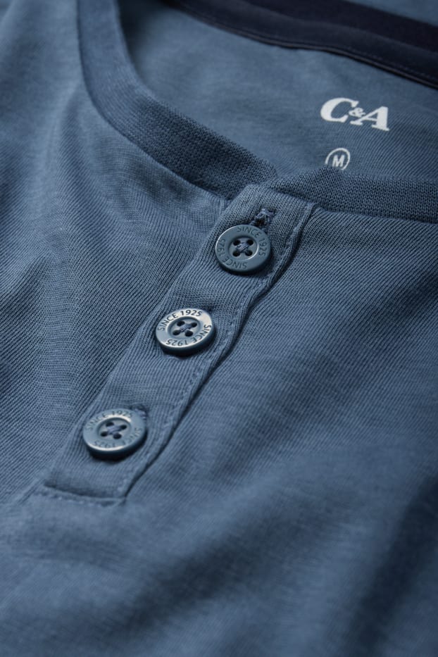 Herren - Pyjama - dunkelblau