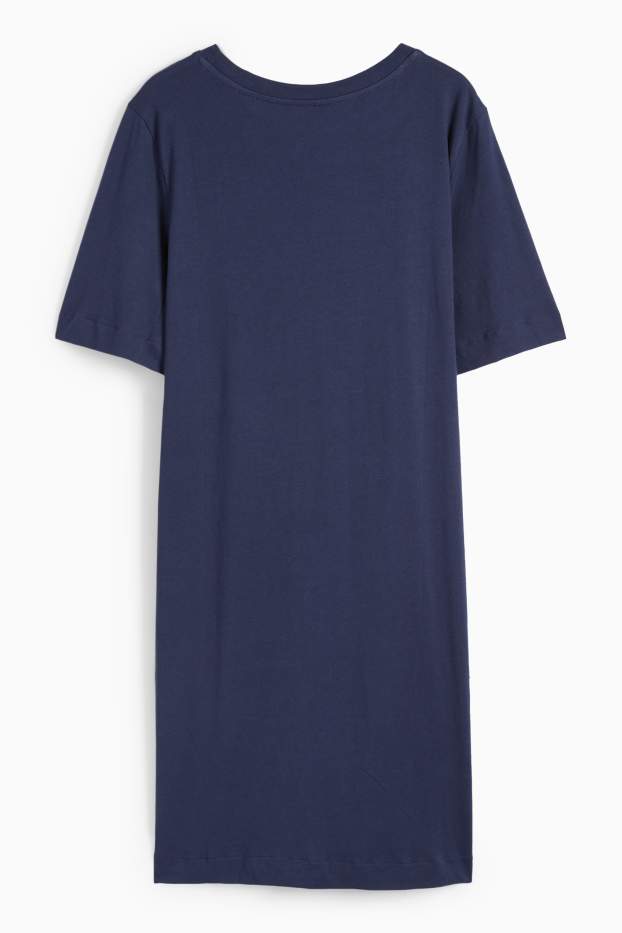 Dames - Bigshirt - Snoopy - donkerblauw