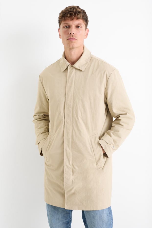 Uomo - Cappotto - idrorepellente - beige