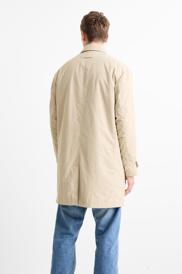 Uomo - Cappotto - idrorepellente - beige