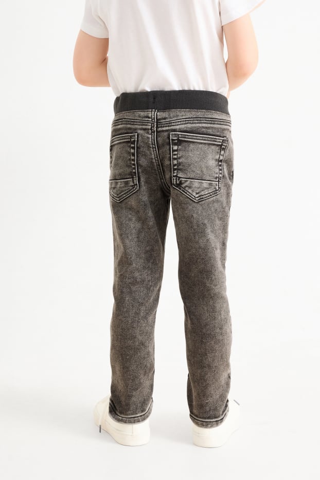 Copii - Băieți - Slim jeans - denim-gri