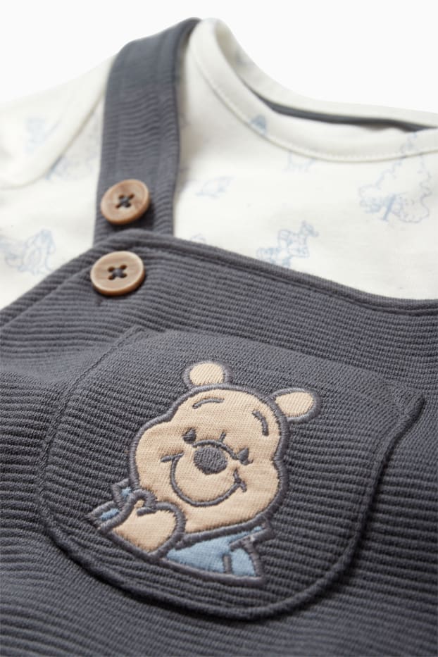 Bébés garçons - Winnie l’ourson - tenue pour bébé - 2 pièces - gris foncé